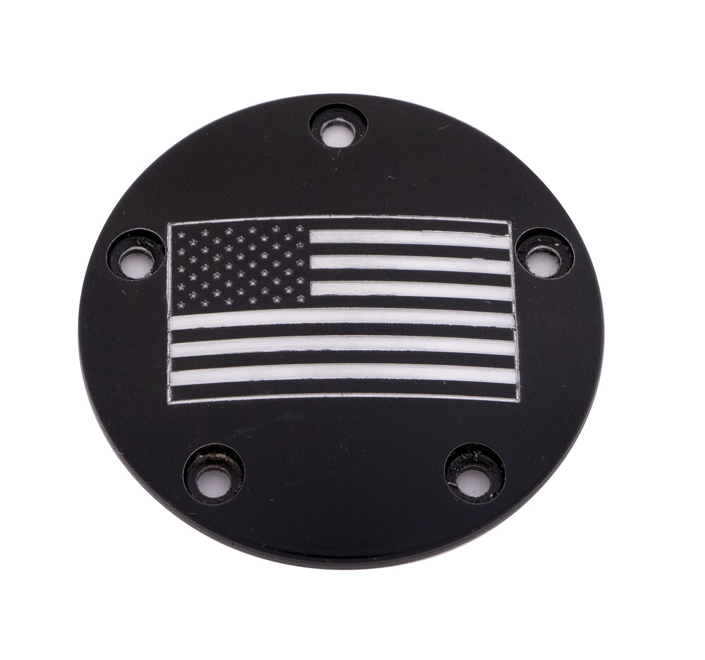 TC TIMER COVER AMERICAN FLAG BLACK