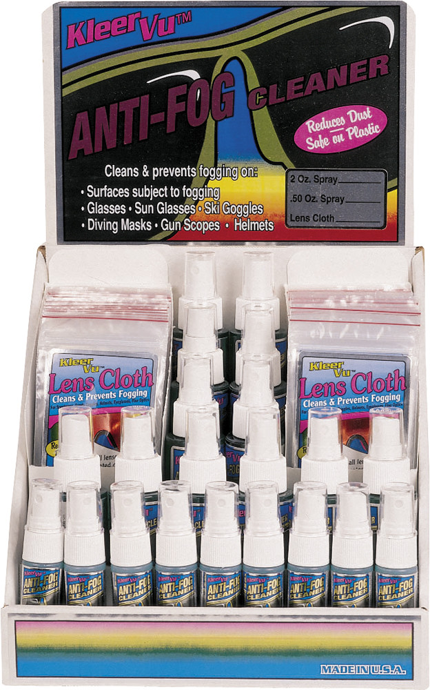 KLEER VU ANTI-FOG CLEANER COUNTER DISPLAY