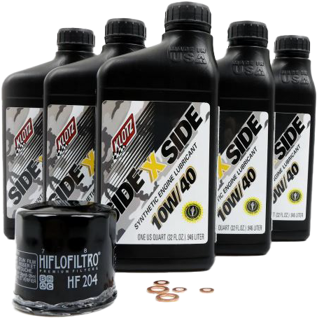 KLOTZ SIDE X SIDE OIL CHANGE KIT 10W40 WITH OIL FILTER YAMAHA