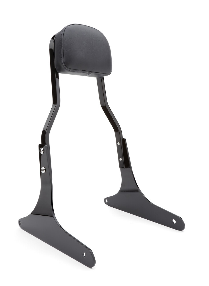 SHORT SISSY BAR BLACK FLST 07-17