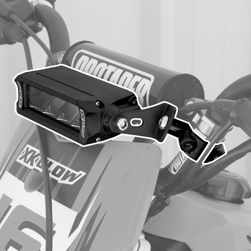 XK GLOW MOTORCYCLE HEADLIGHT KIT 7/8" HANDLEBARS