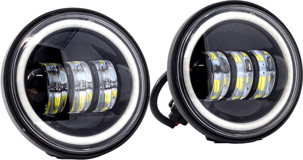 4.5" PASSING LAMPS BLACK HALO INDIAN