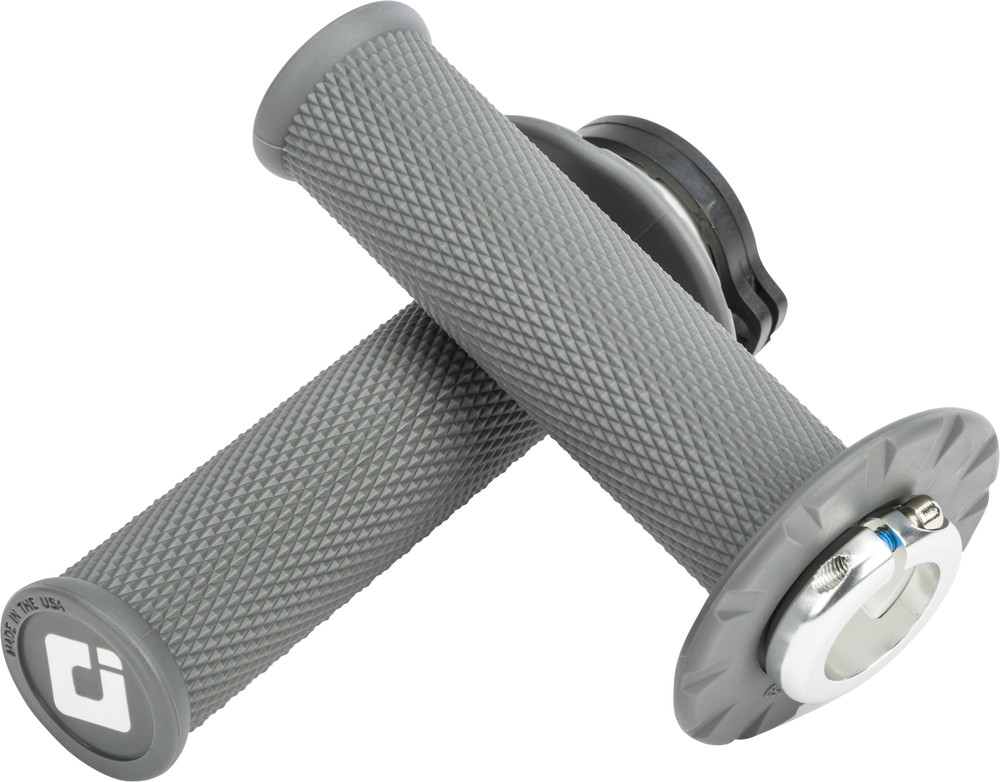 ODI MX V2 LOCK-ON GRIPS NO WAFFLE GRAPHITE