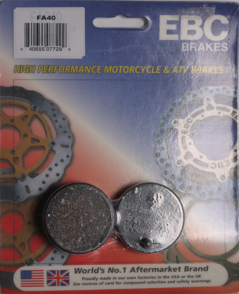 Organic Base "FA" Brake Pads