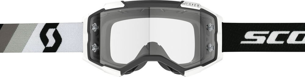 SCOTT FURY GOGGLE PREM BLK/WHITE CLEAR WORKS