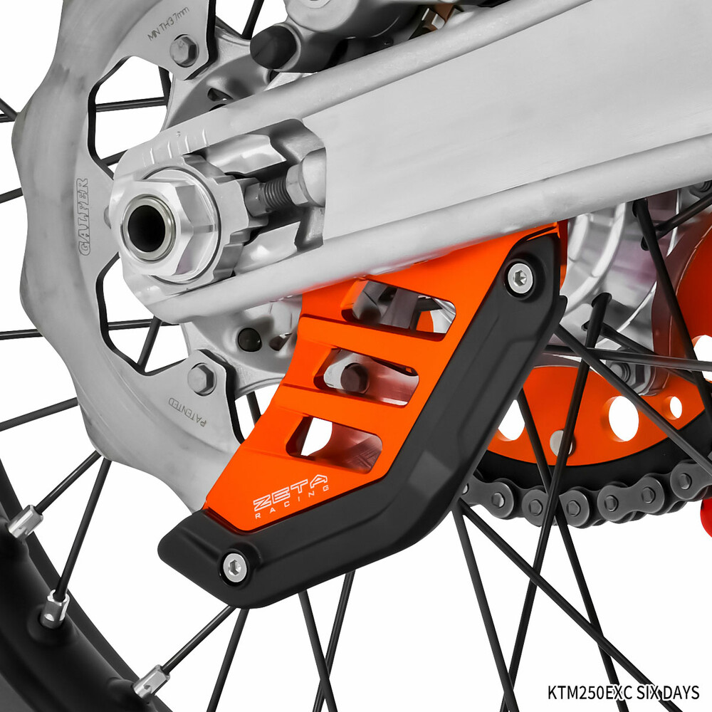 ZETA REAR DISC GUARD ORANGE