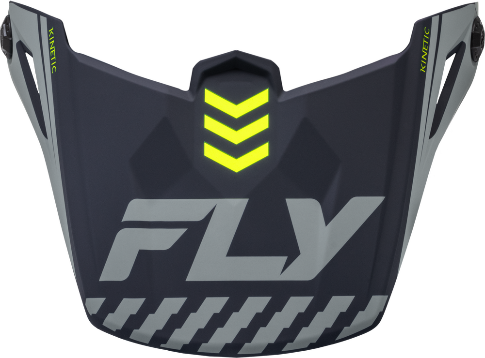 KINETIC MENACE VISOR MATTE GREY/HI-VIS
