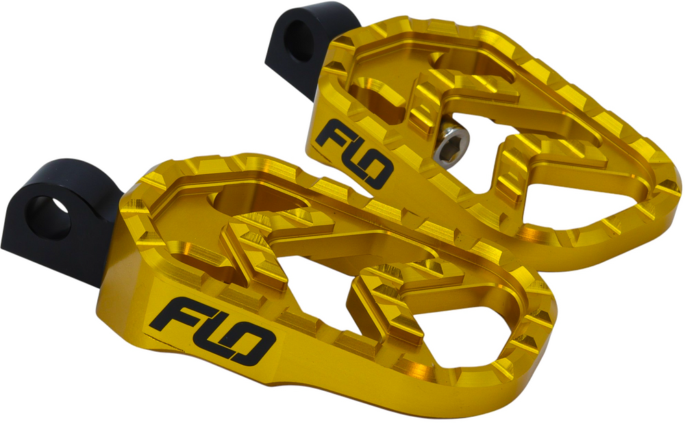 Flo Motorsports Savage Series Footpegs Gold