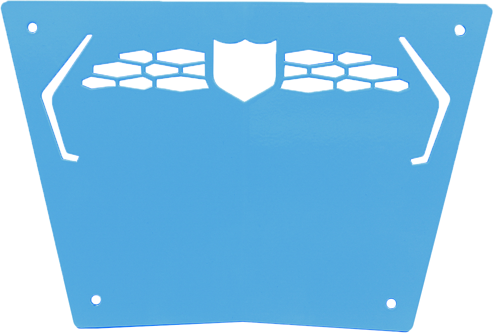 FRONT SPORT BUMPER SKID PLATE SKY BLUE