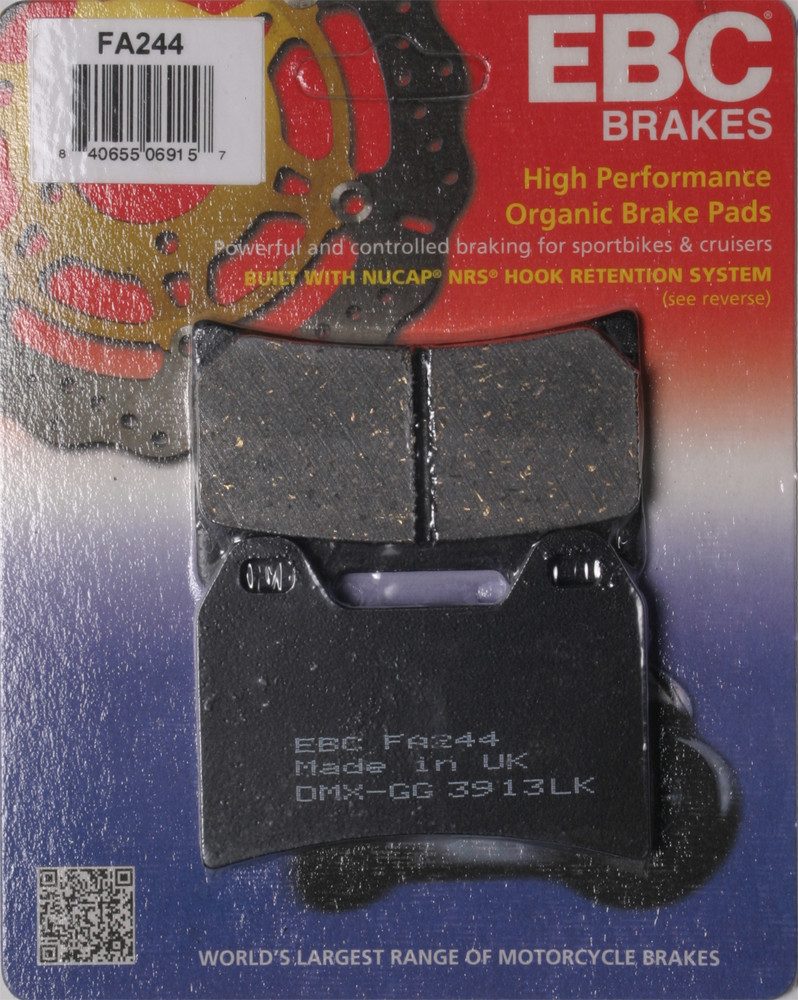 EBC FA244 Organic Front Brake Pads