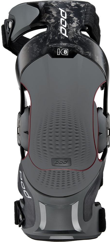 Pod K8 3.0 Protective Knee Brace Carbon - Right Only Brace For Knee Protection