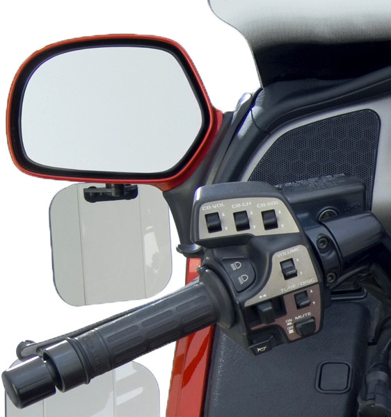 NATIONAL CYCLE WING DEFLECTORS MIRROR MOUNT LIGHT SMOKE