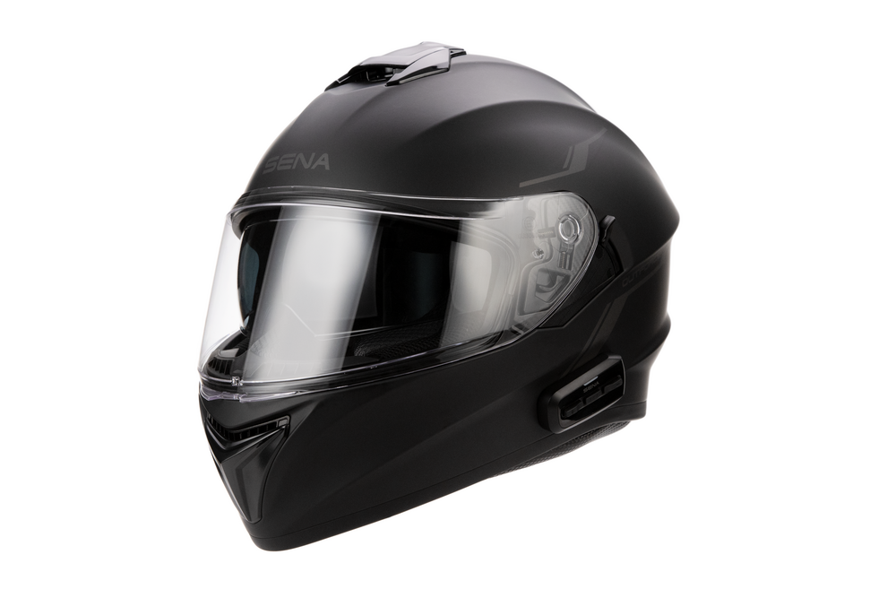 Sena Outforce Full Face Helmet Bluetooth — Matte Black
