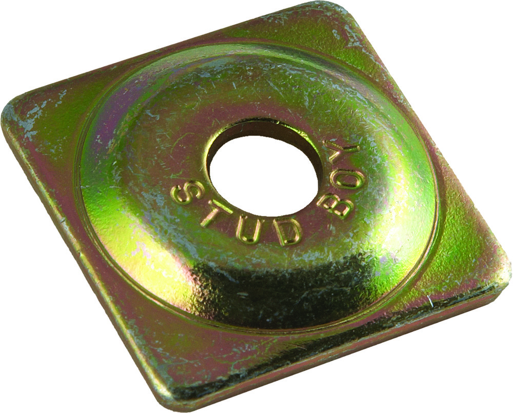 STUD BOY SQUARE BACKER PLATES STEEL 96/PK