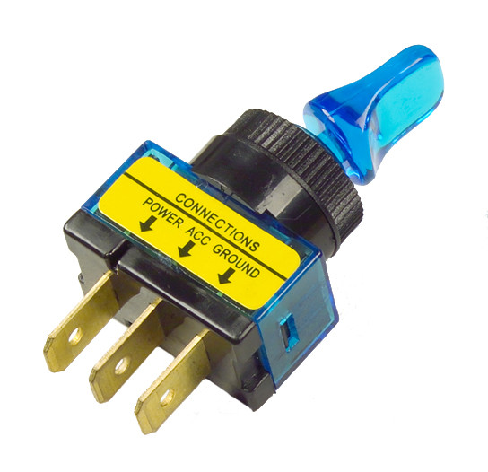 GROTE TOGGLE SWITCH BLUE 20 AMP