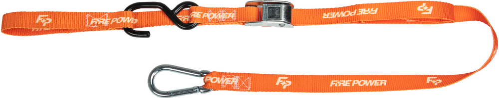 Fire Power 1" Tie-Down Soft-Tie Orange 2/Pk