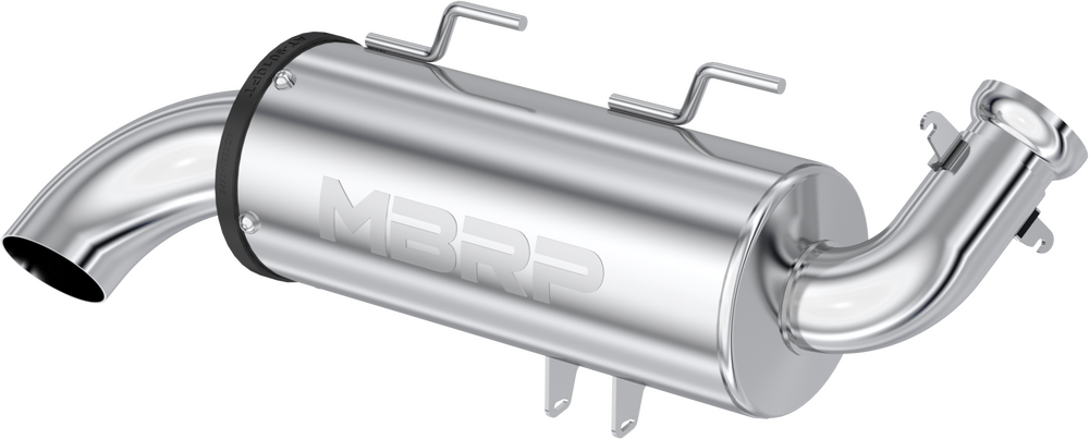 Mbrp Single Slip-On System W/ 5" Performance Muffler Chrome
