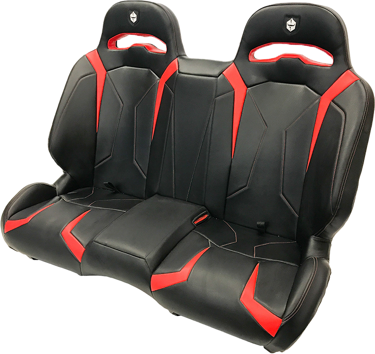 Pro Armor Le Bench Suspension Seats Red