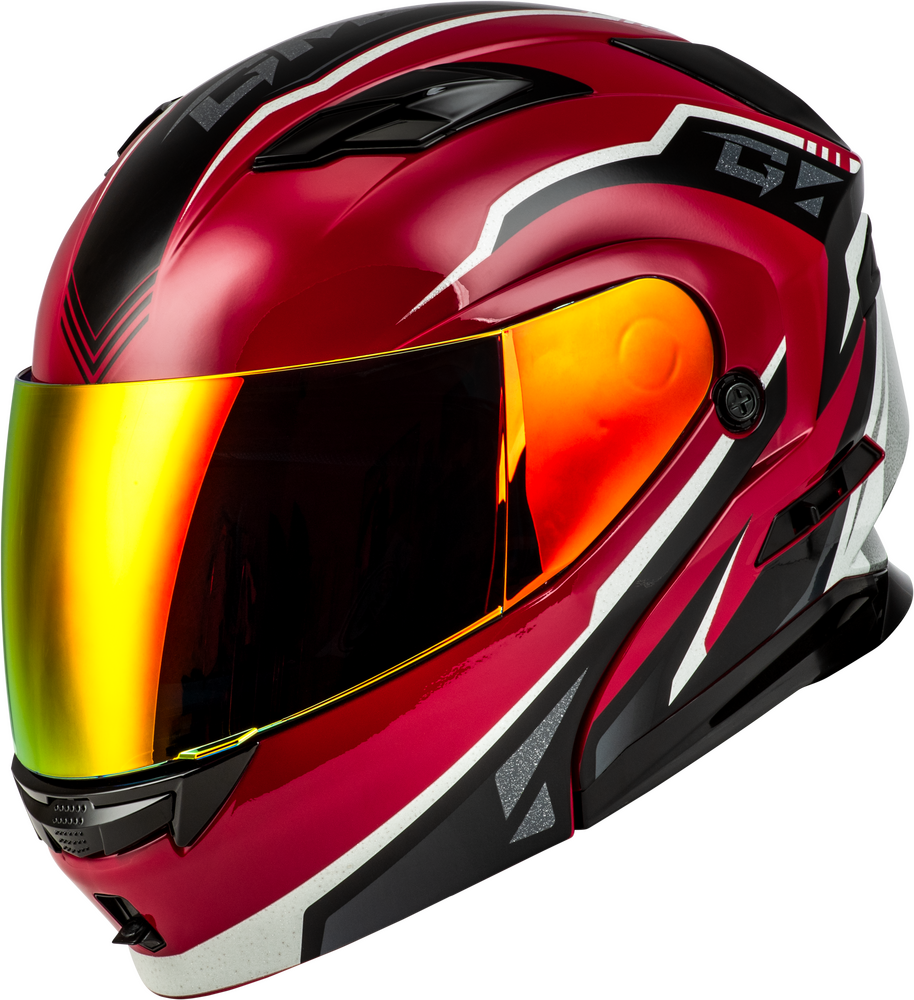 Gmax MD-01 Volta Helmet — Red Metallic
