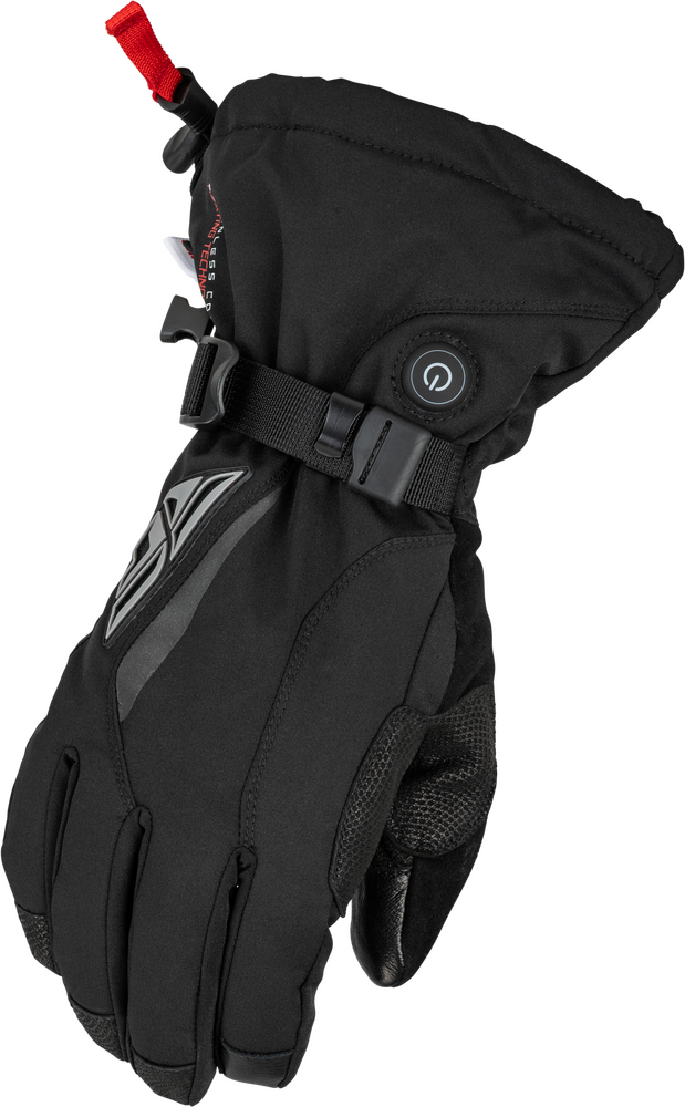 Fly Racing Title Heated Gauntlet (2024) — Black