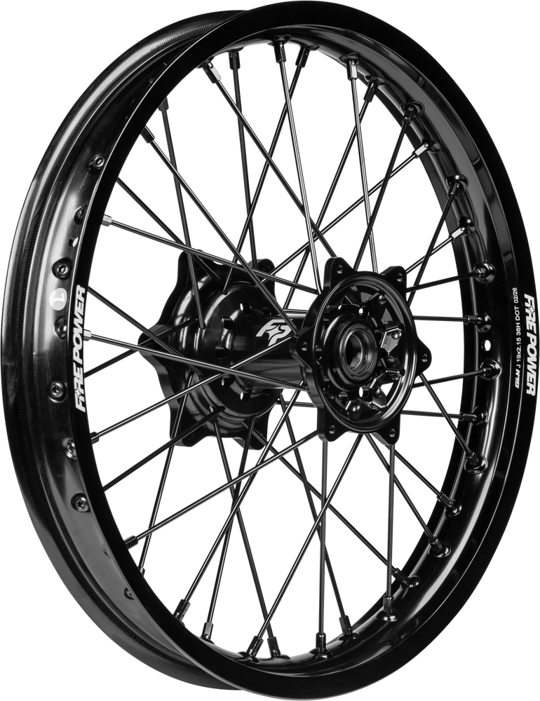 Fire Power Rear Wheel 2.15 X 19" Black Yam