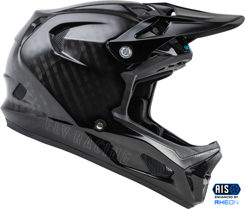 FLY RACING WERX-R CARBON HELMET BLACK CARBON SM