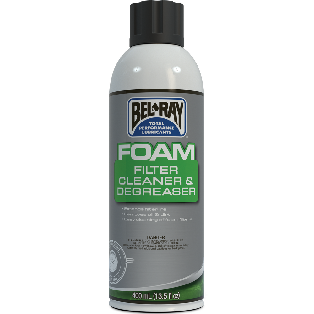 Bel-Ray Foam Filter Cleanr & Degreaser 400ml (12/Case Sold Ea)
