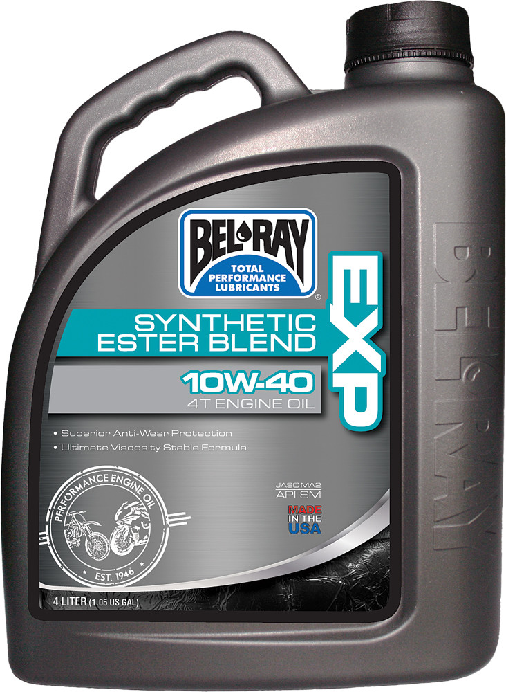 BEL-RAY EXP SYNTHETIC ESTER BLEND 4T ENGINE OIL 10W-40 4L