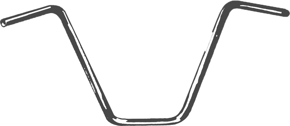 FIRE POWER 1" HANDLEBAR APE HANGER 16" RISE