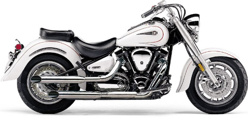 Complete Slip-On Muffler for Metric Cruisers