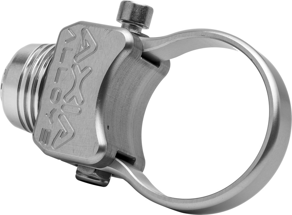 AXIA LED RECHARGEABLE DOME LIGHT SILVER