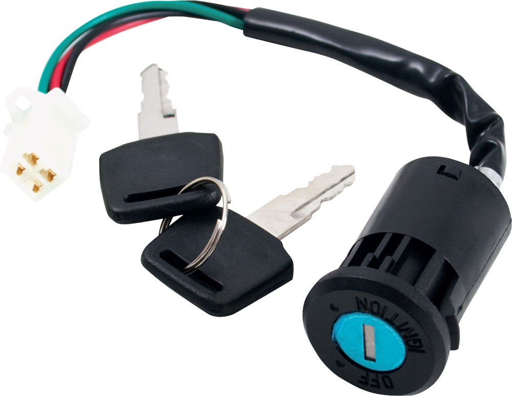 MOGO PARTS 4-STROKE IGNITION SWITCH 4 WIRE MALE PLUG