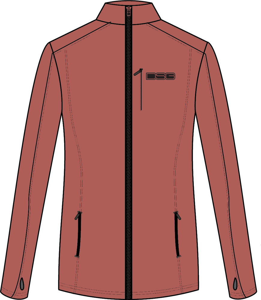Dsg Performance Fleece Zip Up — Terracotta