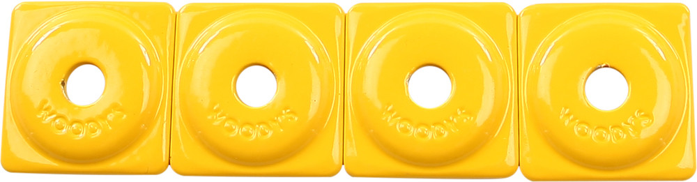 SQUARE DIGGER SUPPORT PLATE YELLOW