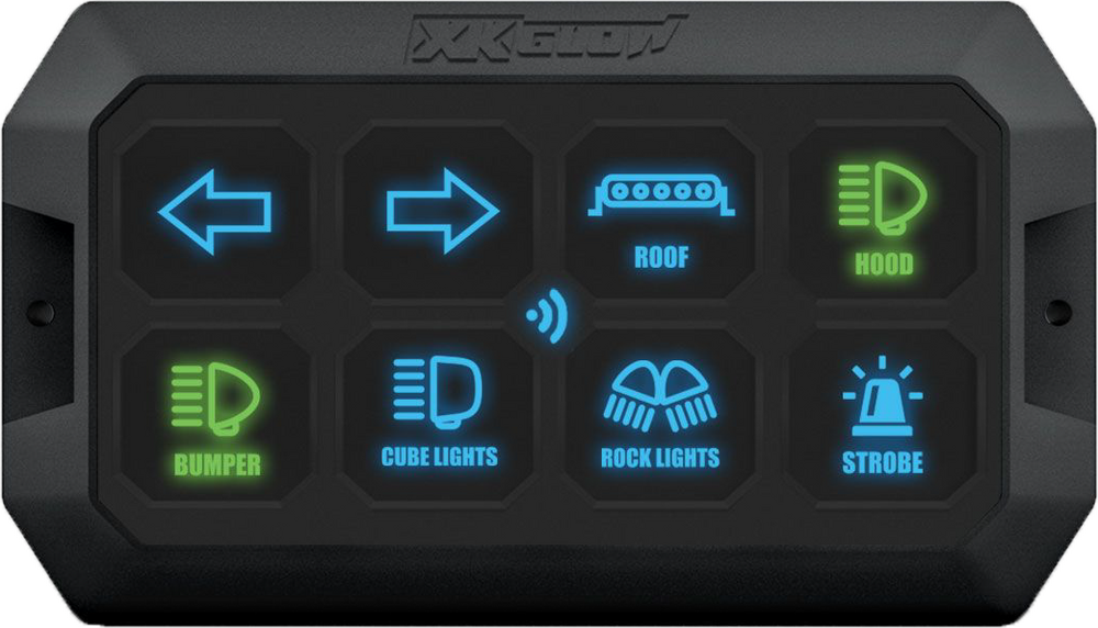 XK GLOW XKCOMMAND SWITCH PANEL