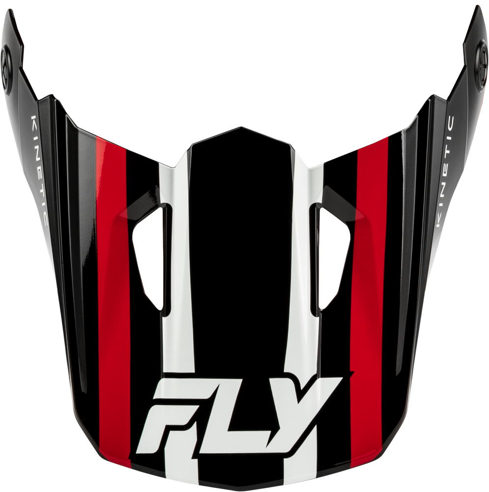 Fly Racing Kinetic Helmet Visors (2027) — Black/Red/White