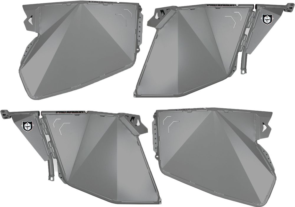 TRADITIONAL HALF DOORS TITANIUM MATTE METALLIC POL
