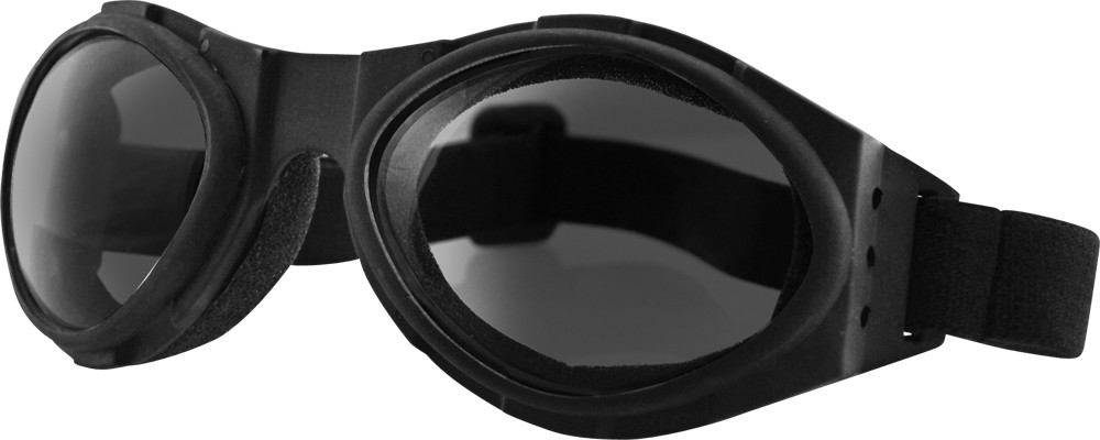 BUGEYE SUNGLASSES BLACK W/SMOKE REFLECTIVE LENS