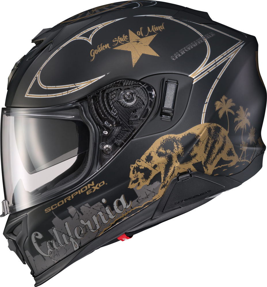 EXO-T520 HELMET GOLDEN STATE MATTE BLACK SM