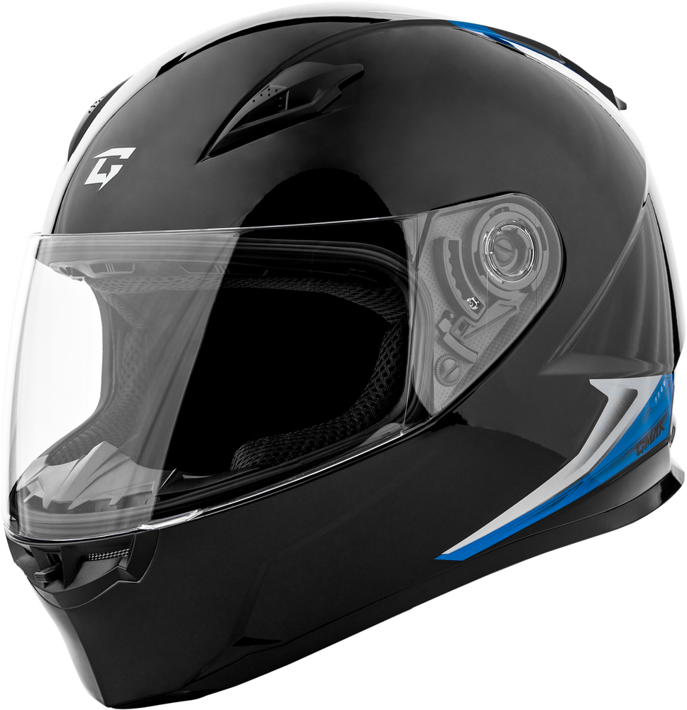 Gmax FF-49 Syth Helmet (2026) — Black/Blue