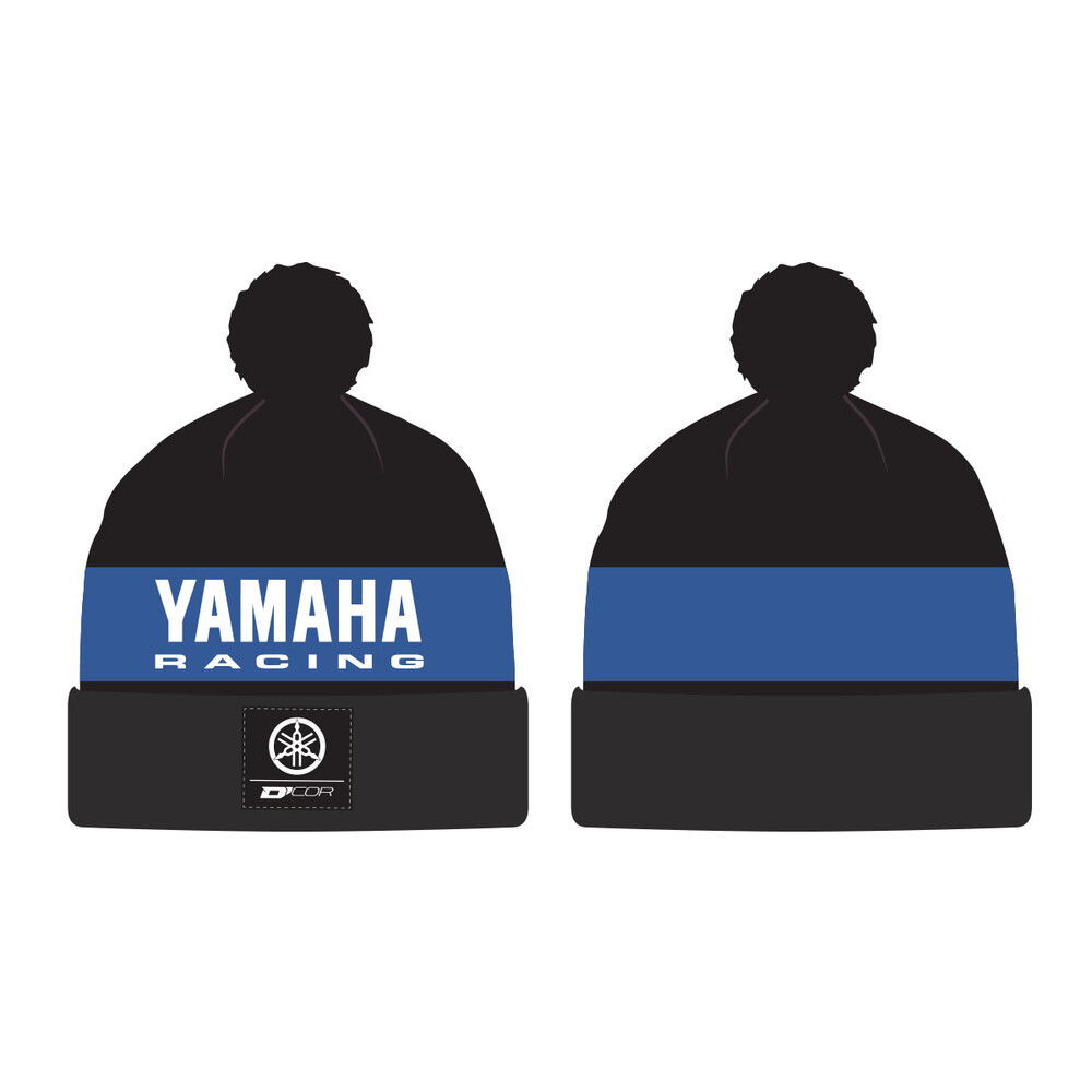 D-COR YAMAHA BEANIE STRIPE BLACK/BLUE