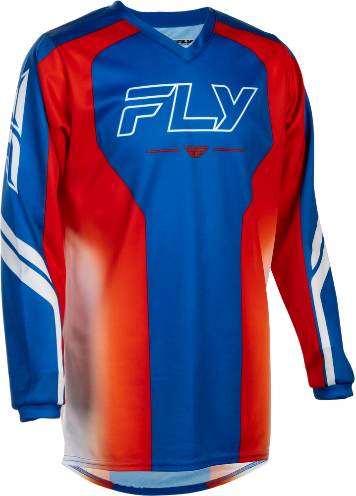Fly Racing Youth F-16 Raze Jersey (2027) — Red/White/Blue