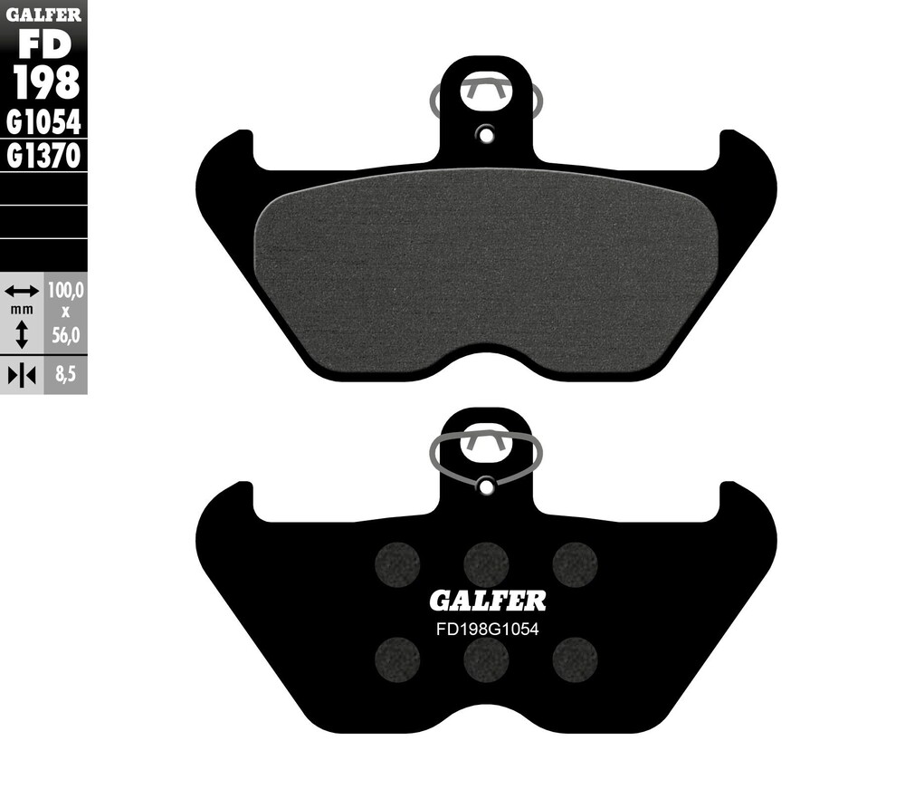 Galfer Semi-Metallic Front Brake Pads FD198