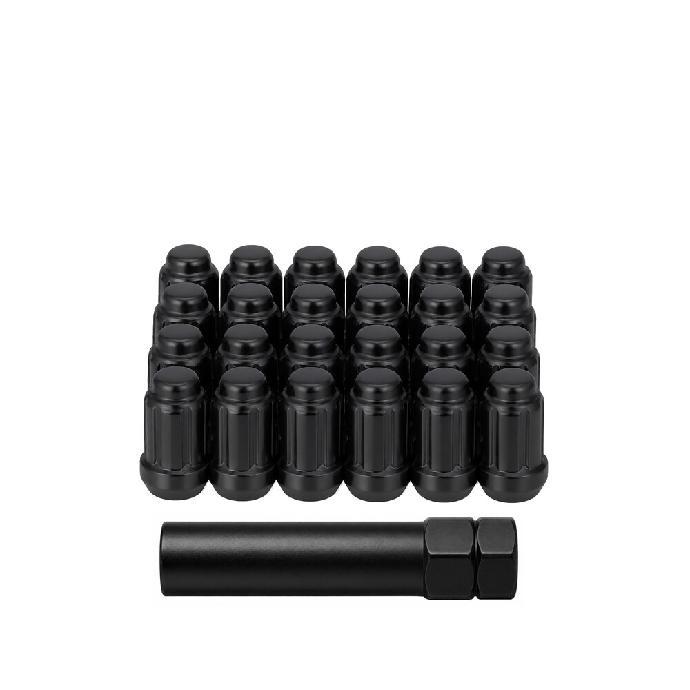Sedona 12mmx1.50 Lock Style Lug 20/Pk Lock Style Lug Nuts Blk