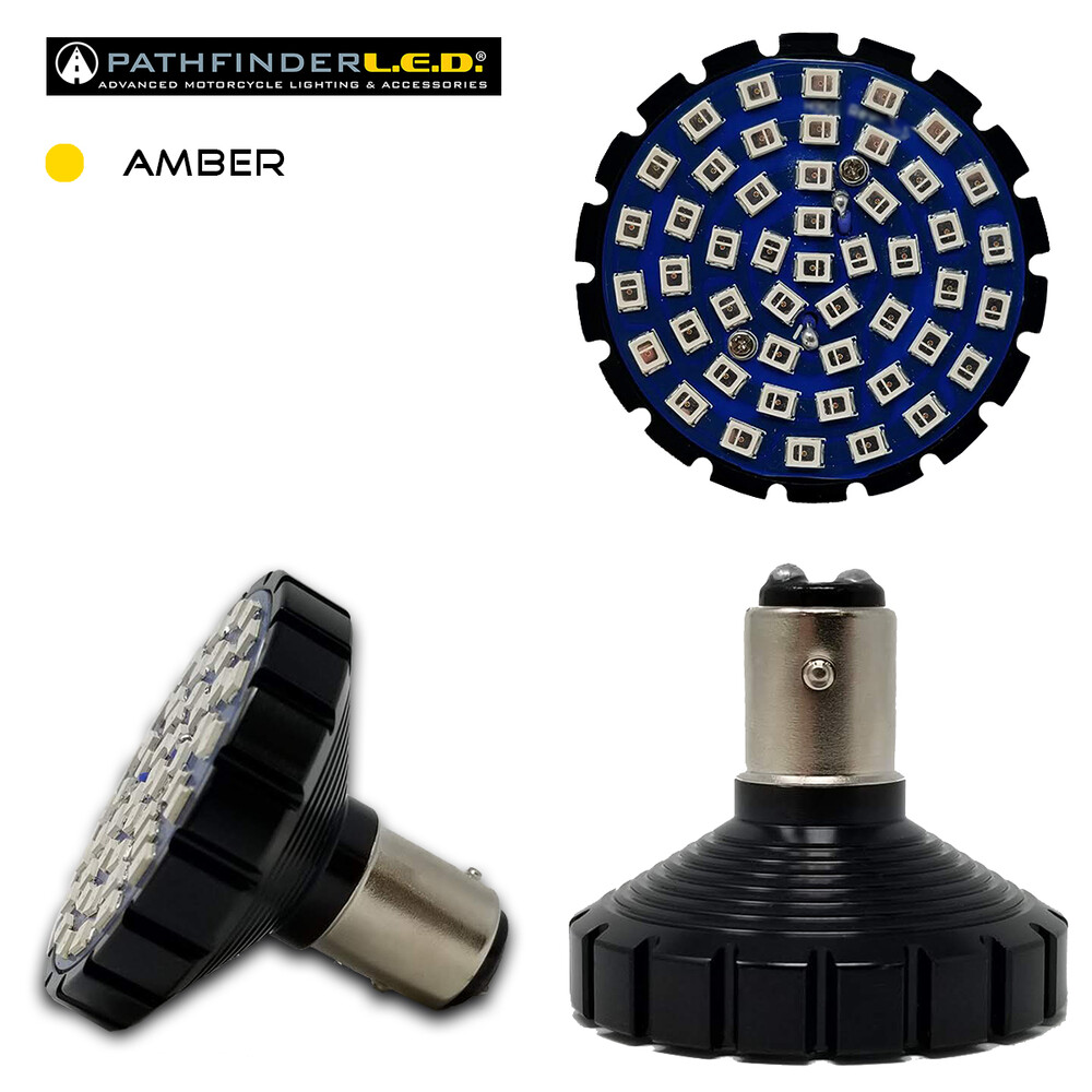 PATHFINDER BULLET ULTRA BRIGHT LED AMBER 1157 STYLE EA
