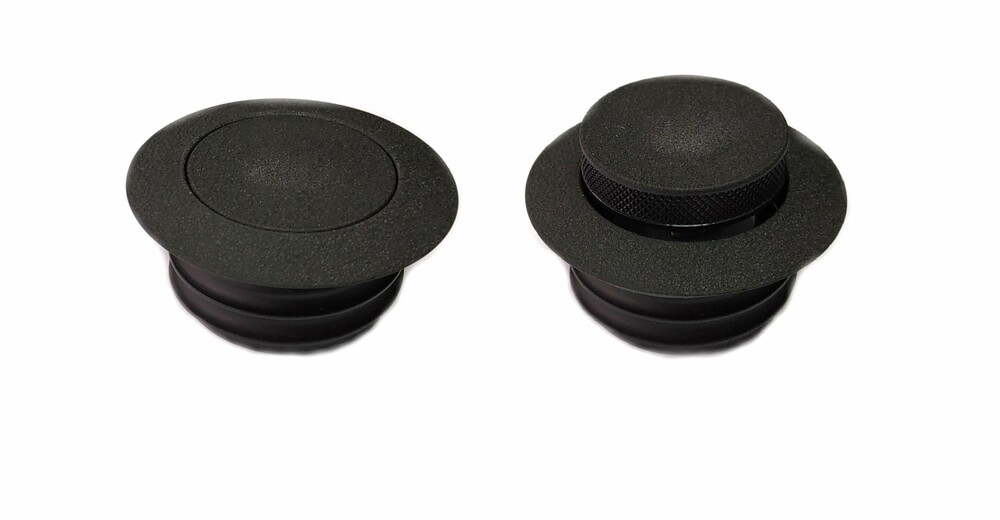 HARDDRIVE POP-UP CAP RH `96-17 BLACK WRINKLE