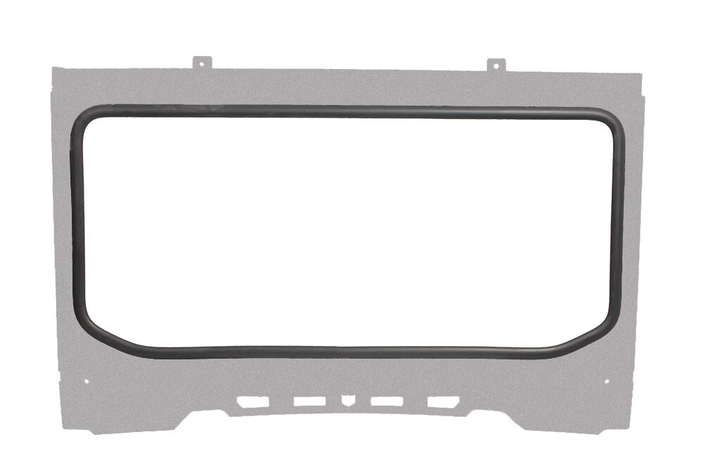 FRONT WINDSHIELD FOR POCKET ROOF SPARKLE SILVER MET
