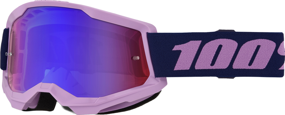 STRATA 2 GOGGLE PURPLE RED/BLUE MIRROR LENS