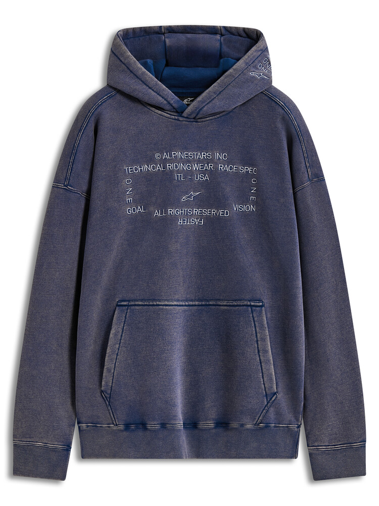 Alpinestars Infinite Washed Ovrsizd Hoodie Washed Navy MD