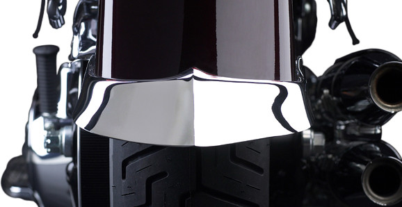 REAR FENDER REAR TIP CHROME
